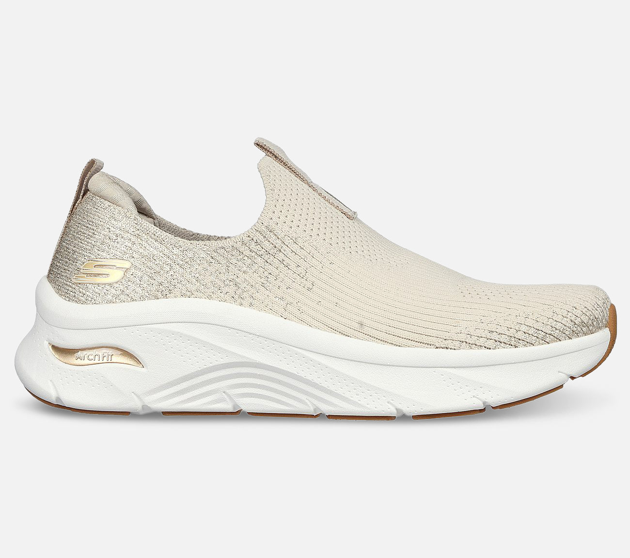 Relaxed Fit: Arch Fit D'Lux - Glimmer Dust Shoe Skechers