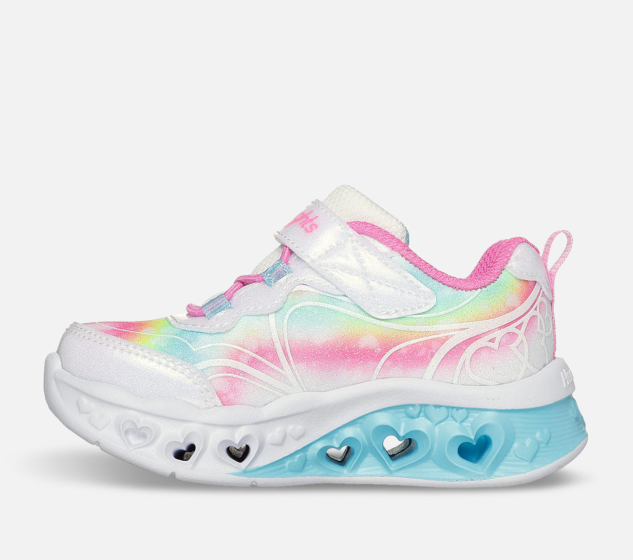 Girls FLUTTER HEART LIGHTS Shoe Skechers