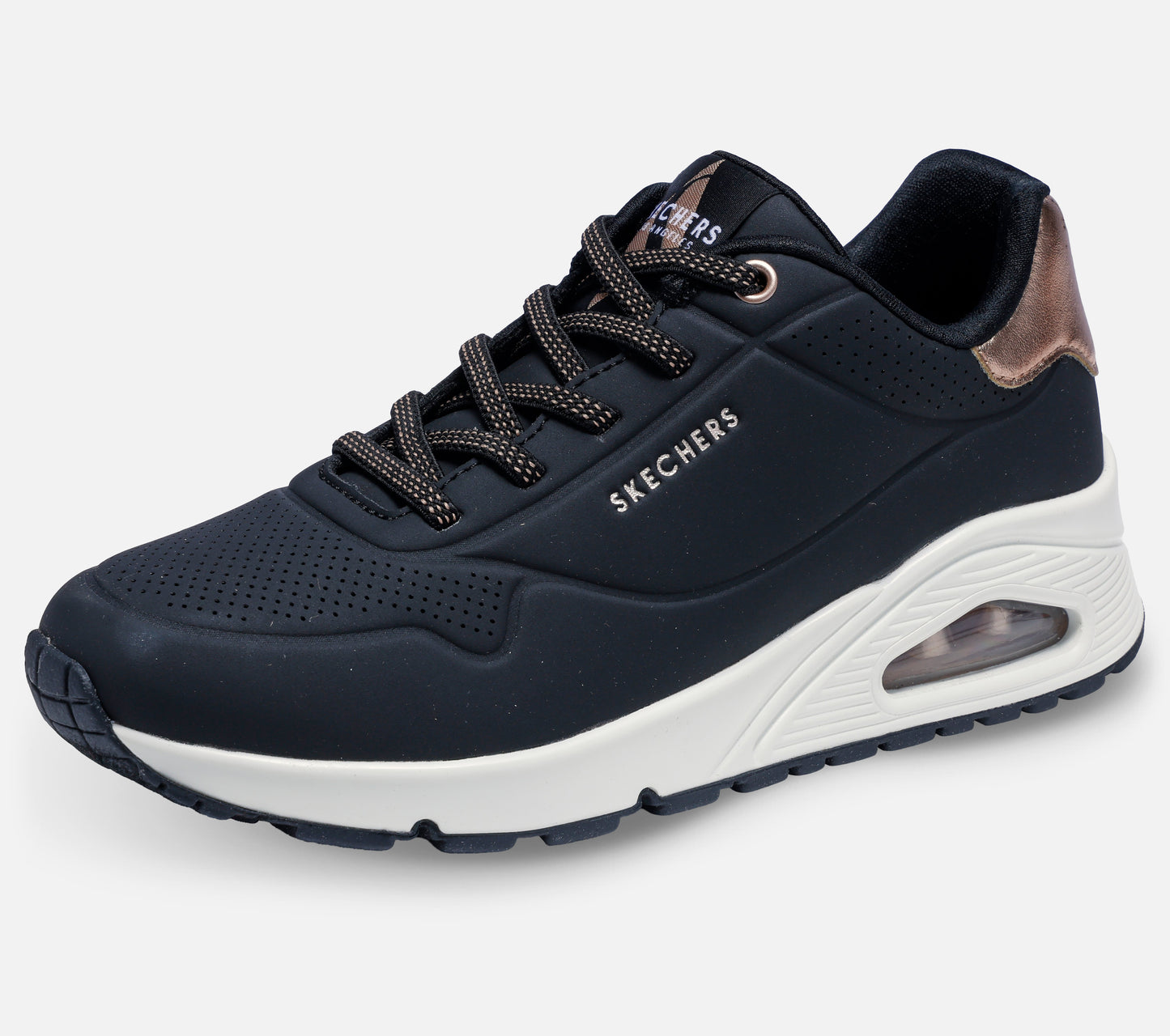 Wide Fit: Uno - Shimmer Away Shoe Skechers.no