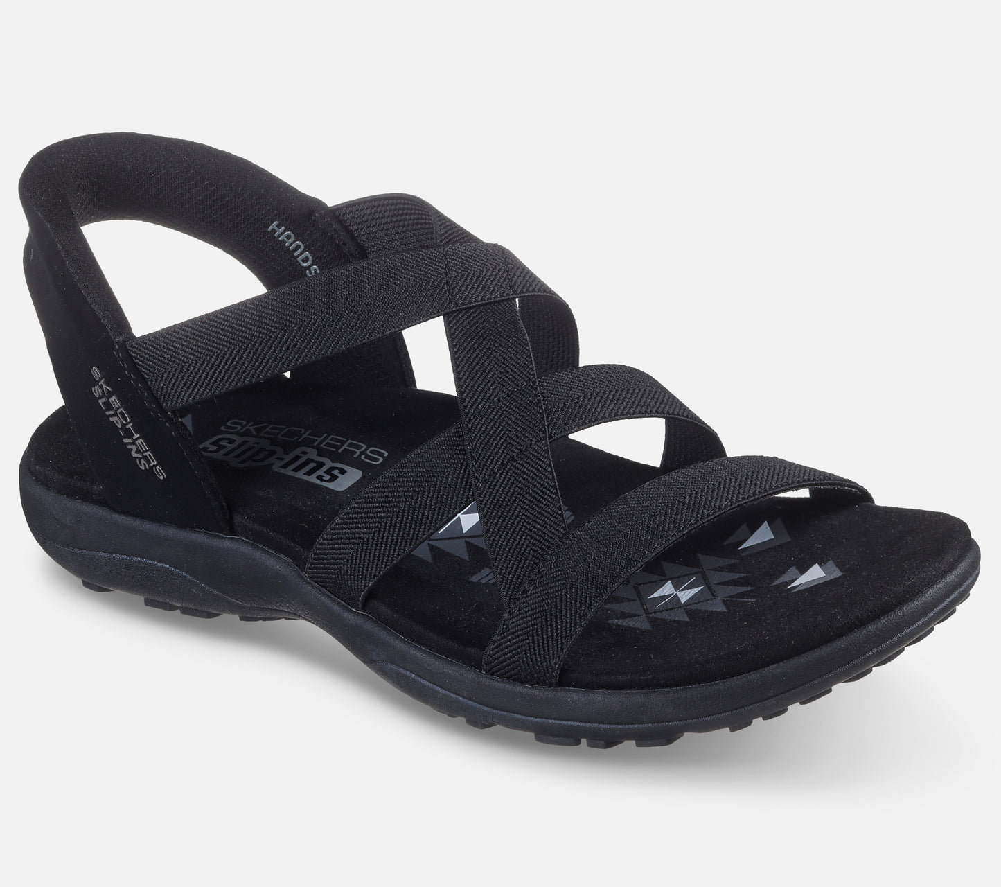 Wide Fit: Slip-ins: Reggae Slim - Stretch Flex Sandal Skechers.no
