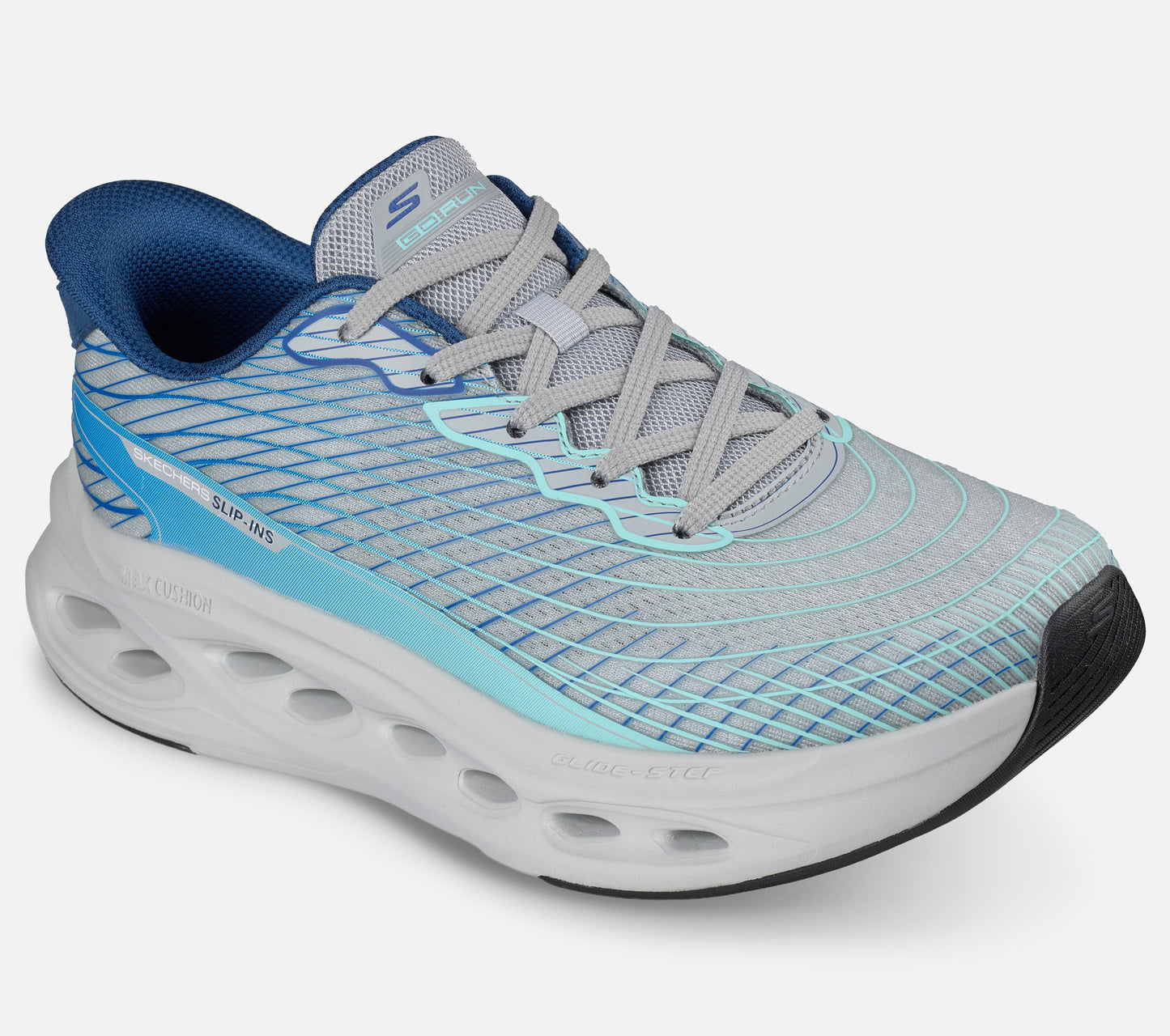 Slip-ins: Max Cushioning Glide-Step - Sapphire Shoe Skechers.no