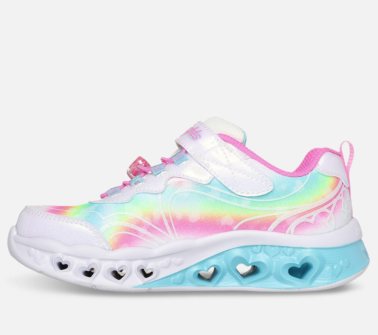 Flutter Heart Lights - Groovy Swirl Shoe Skechers