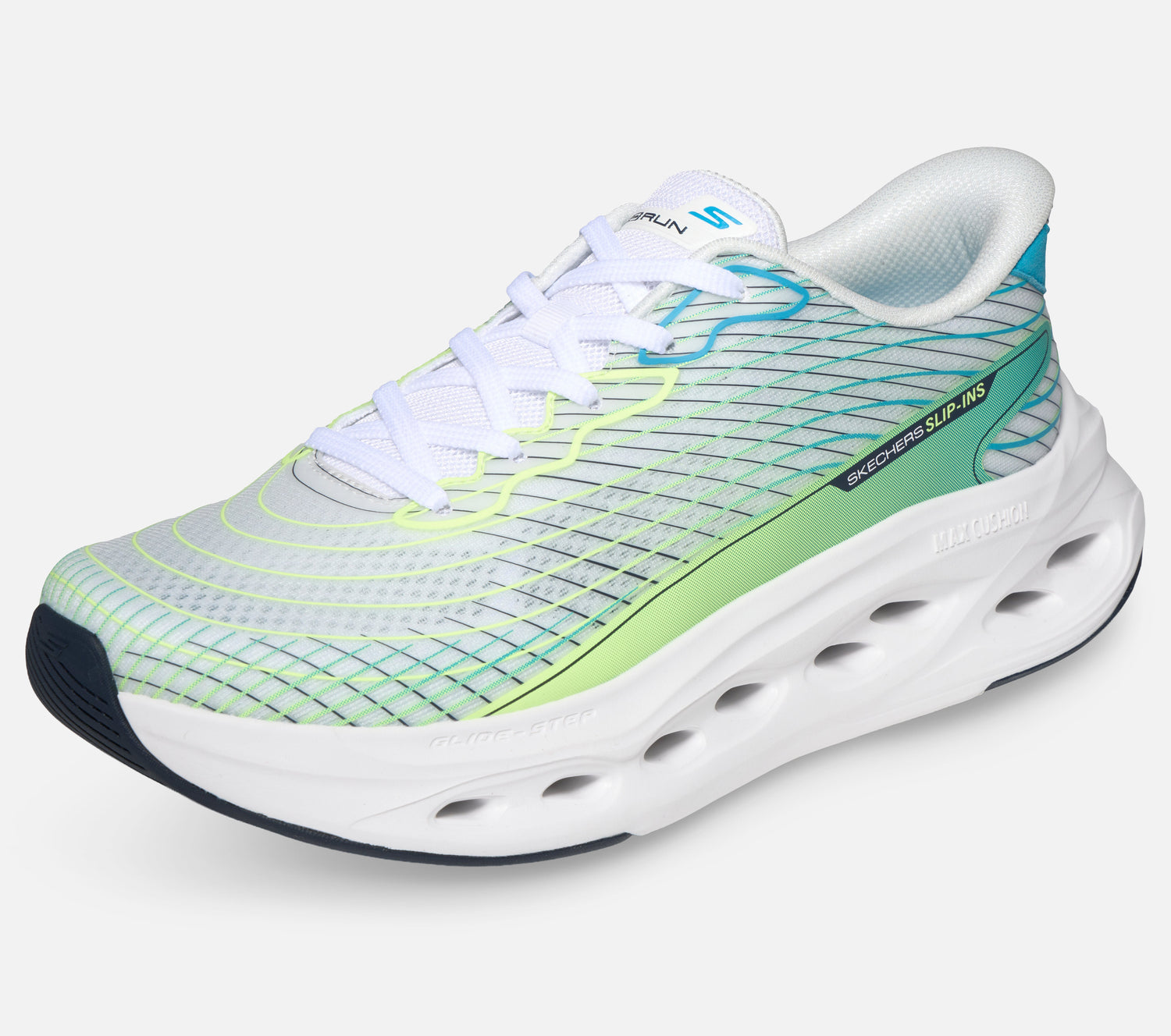 Slip-ins: Max Cushioning Glide-Step - Sapphire Shoe Skechers.no