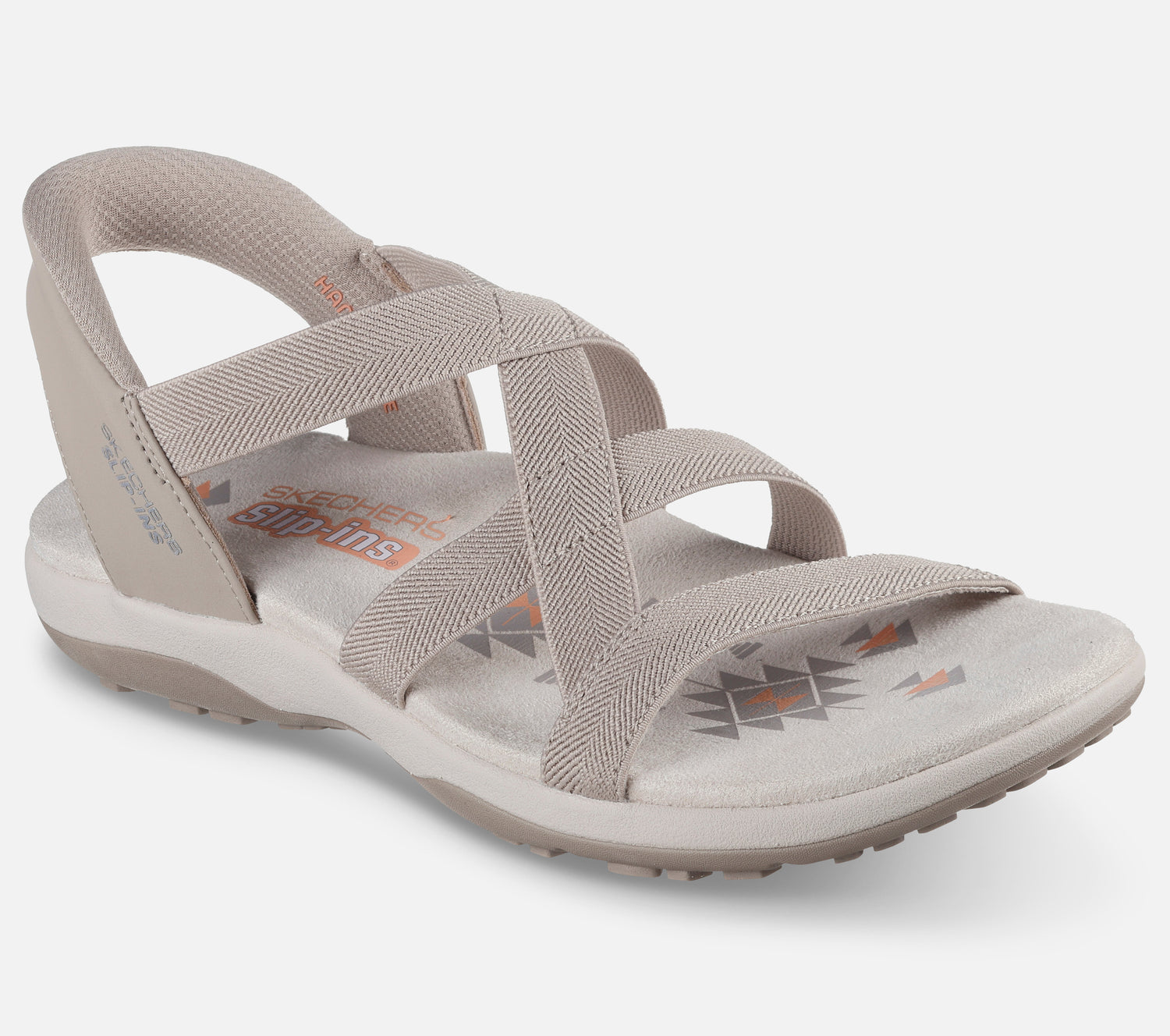 Wide Fit: Slip-ins: Reggae Slim - Stretch Flex Sandal Skechers.no