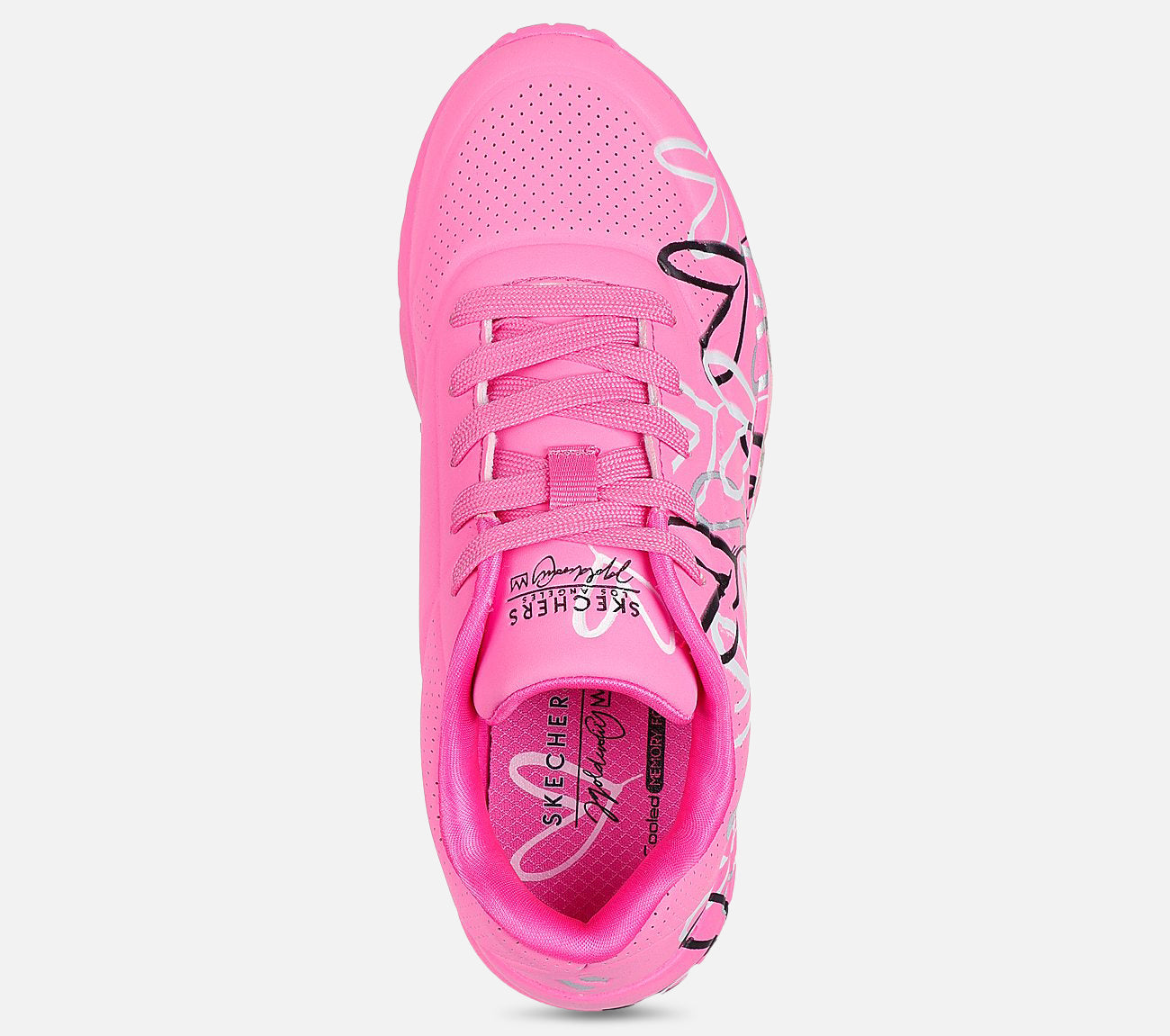 JGoldcrown: Uno Lite - Metallic Love Shoe Skechers.no