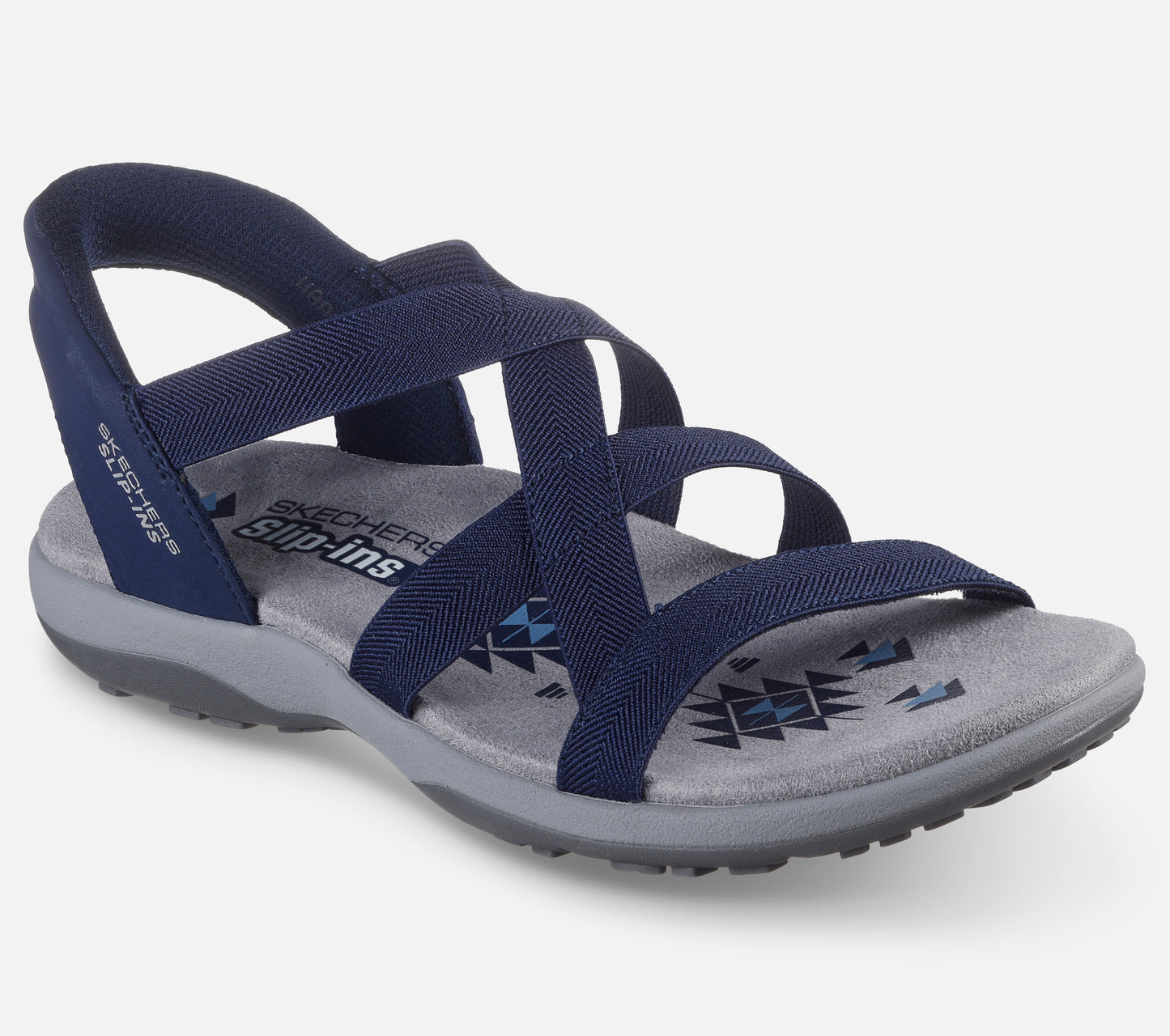Wide Fit: Slip-ins: Reggae Slim - Stretch Flex Sandal Skechers.no