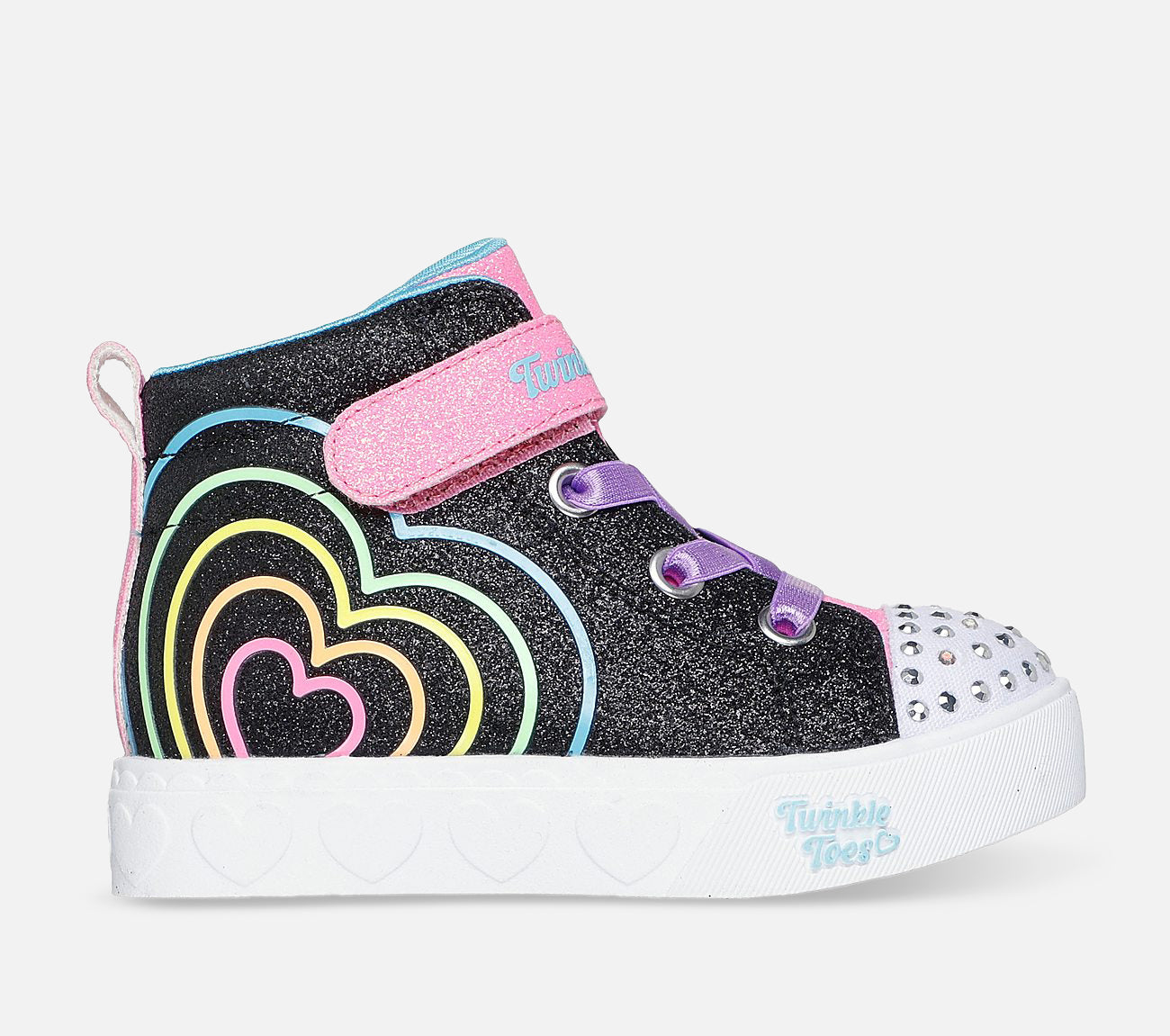 Twinkle Toes: Heart Steps - Heart Glow Shoe Skechers.no