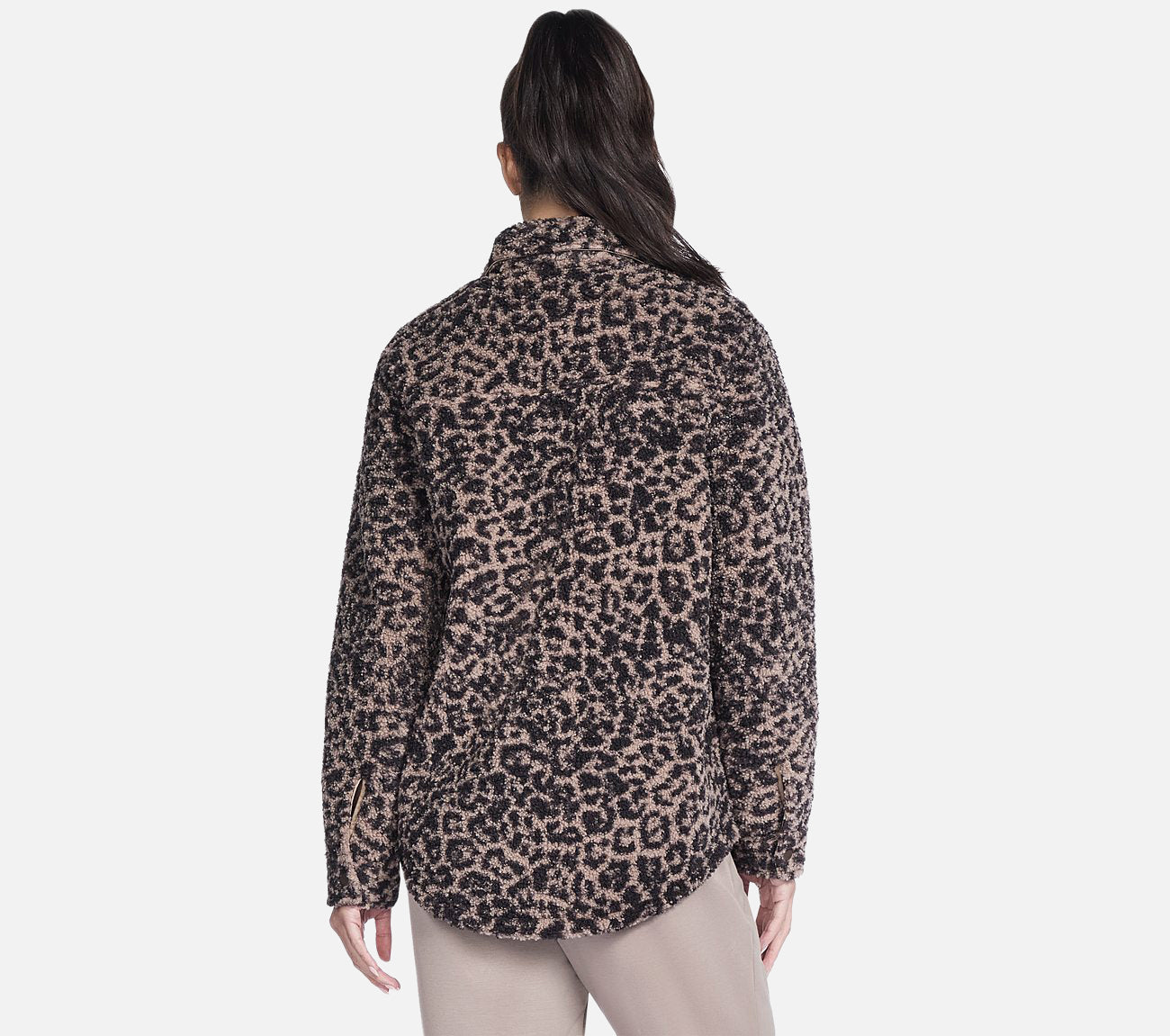 On-the-GO Cheetah Sherpa Jacket Clothes Skechers.no