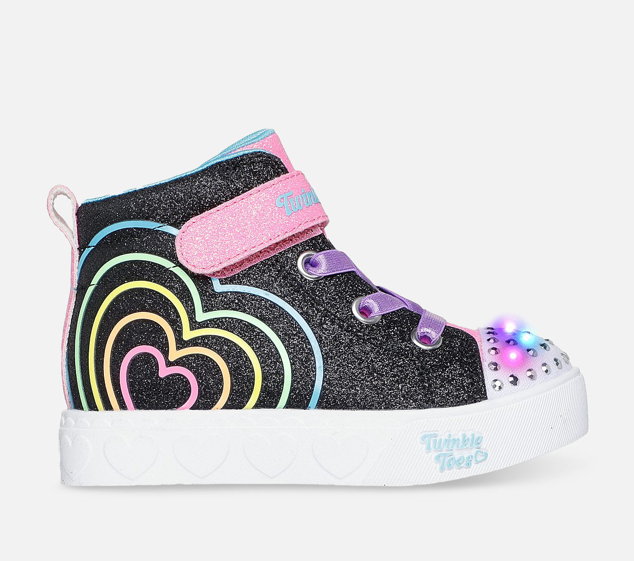 Twinkle Toes: Heart Steps - Heart Glow Shoe Skechers.no