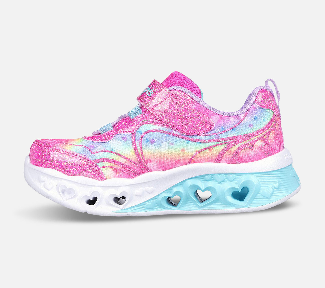 Girls FLUTTER HEART LIGHTS Shoe Skechers