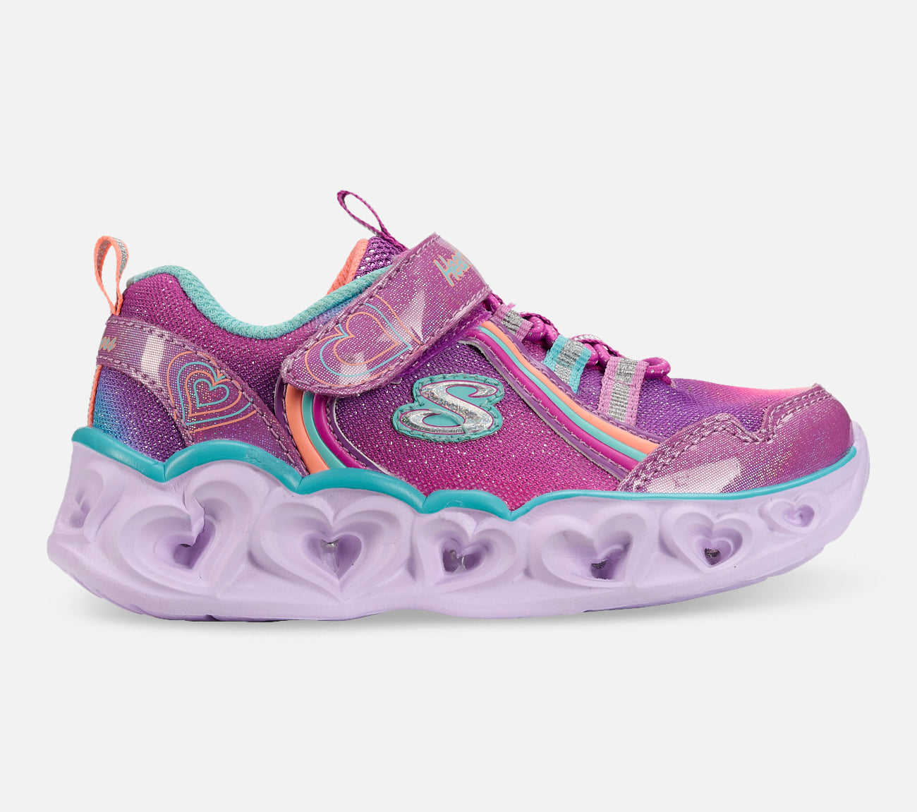 Hearts Lights - Rainbow Lux Shoe Skechers