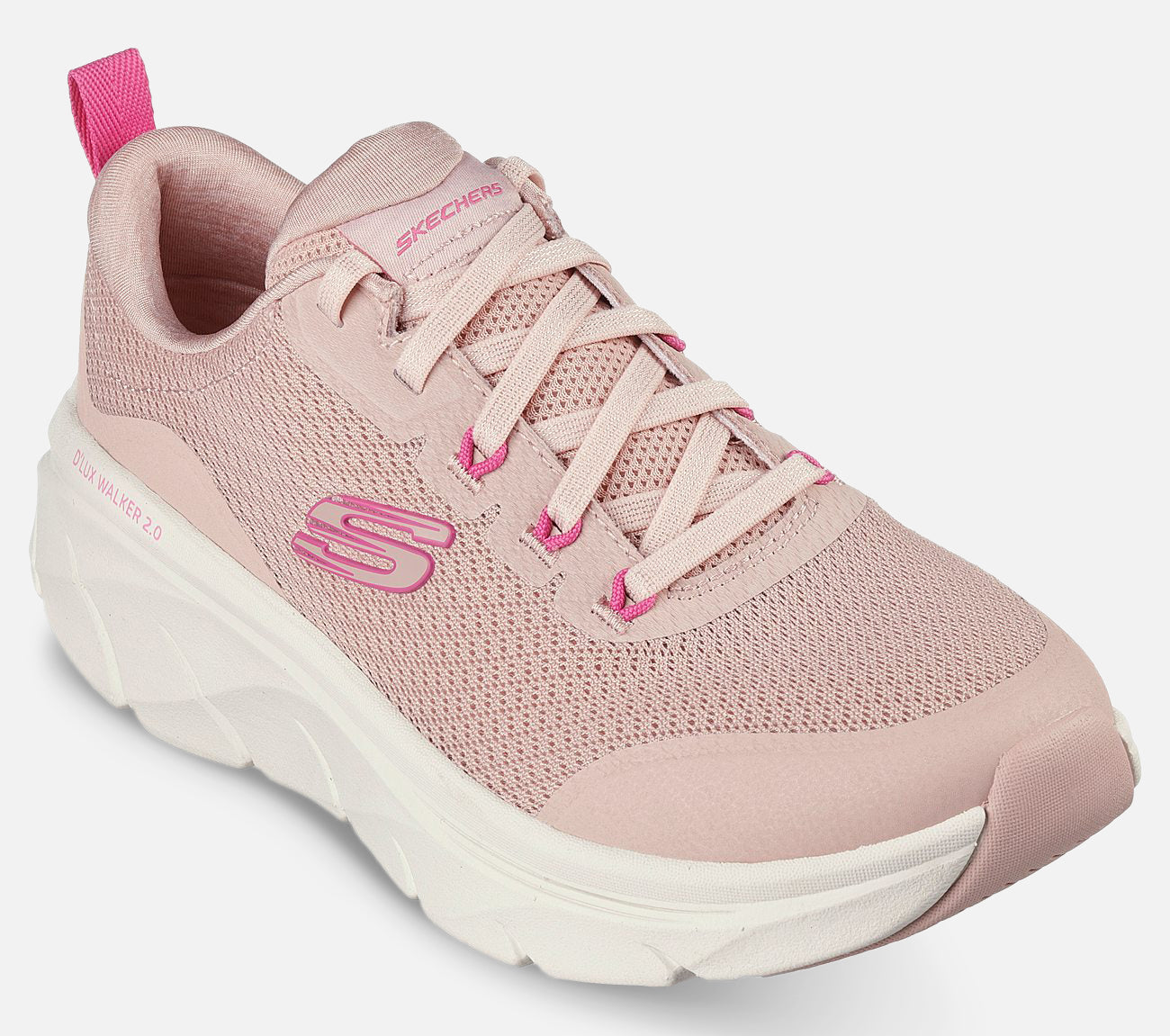 Relaxed Fit: D'Lux Walker 2.0 - Radiant Rose Shoe Skechers