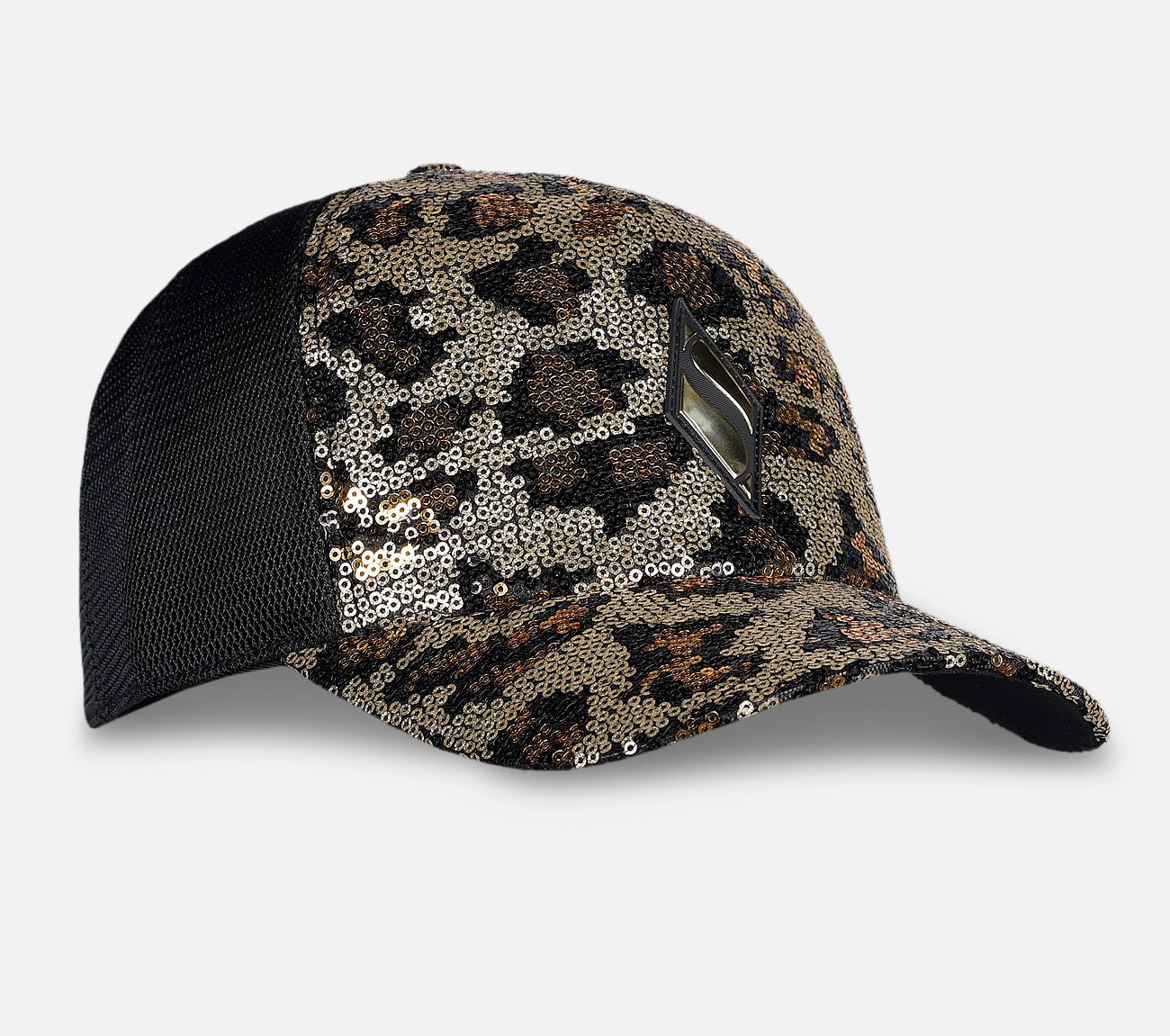 Skech-Shine Cheetah Adjustable Trucker Hat Hat Skechers