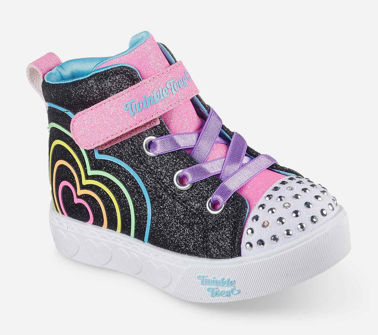 Twinkle Toes: Heart Steps - Heart Glow Shoe Skechers.no