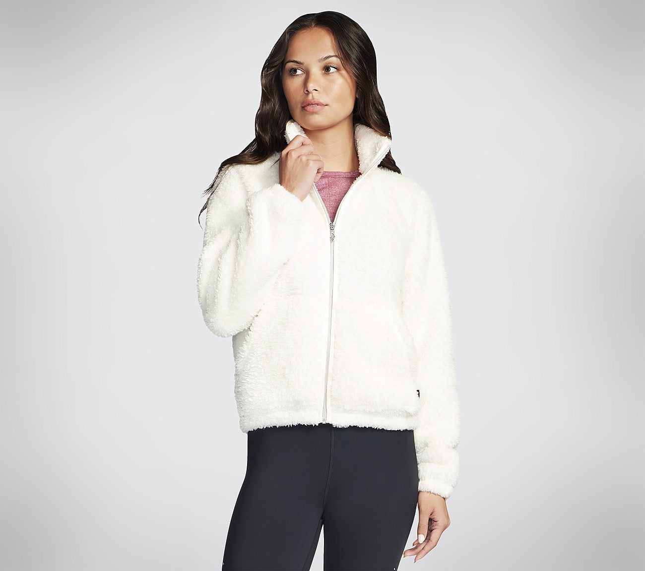 GO SNUGGLE Shine Sherpa Jacket Clothes Skechers.no