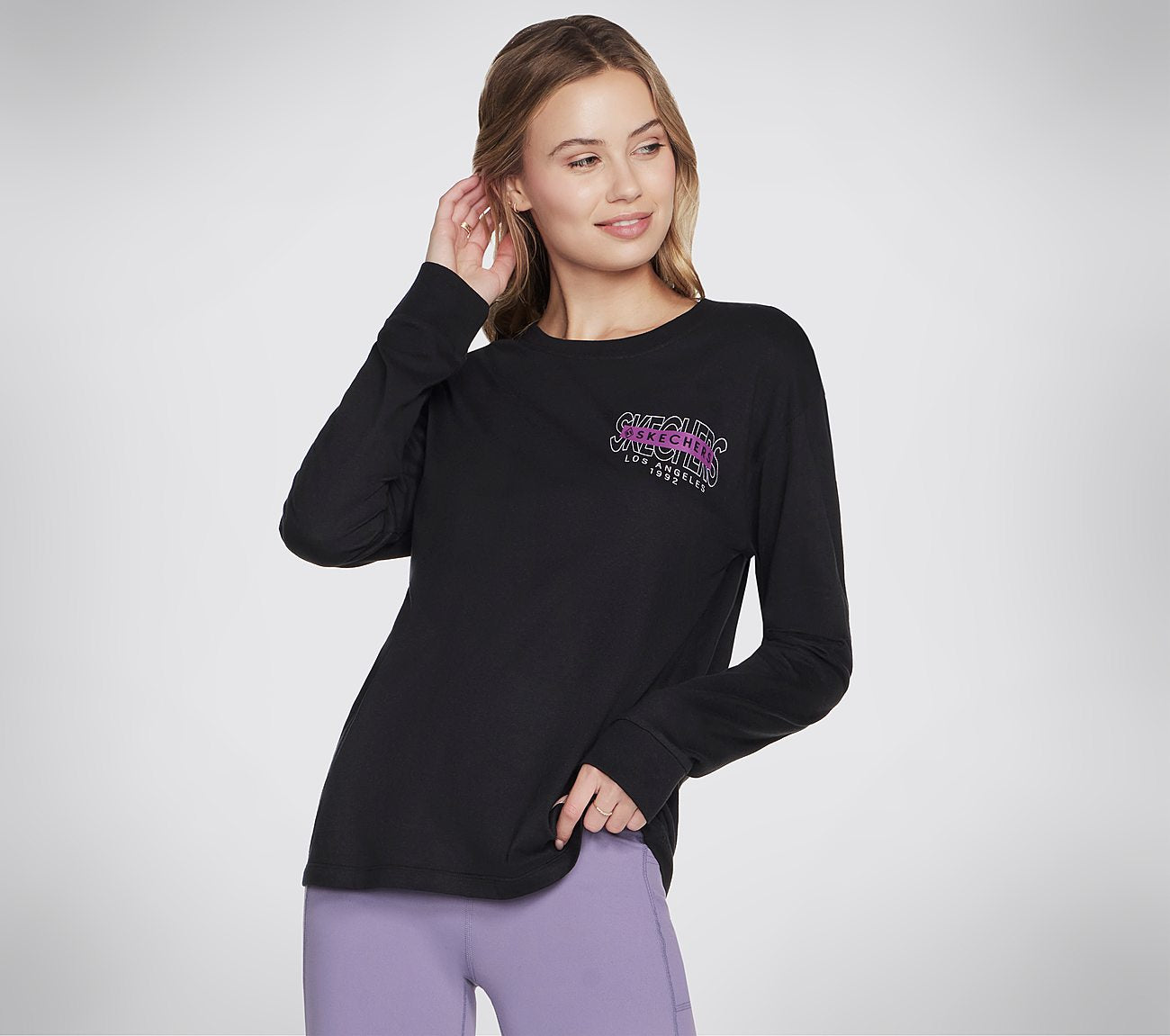 Sprint Long Sleeve Tee Clothes Skechers