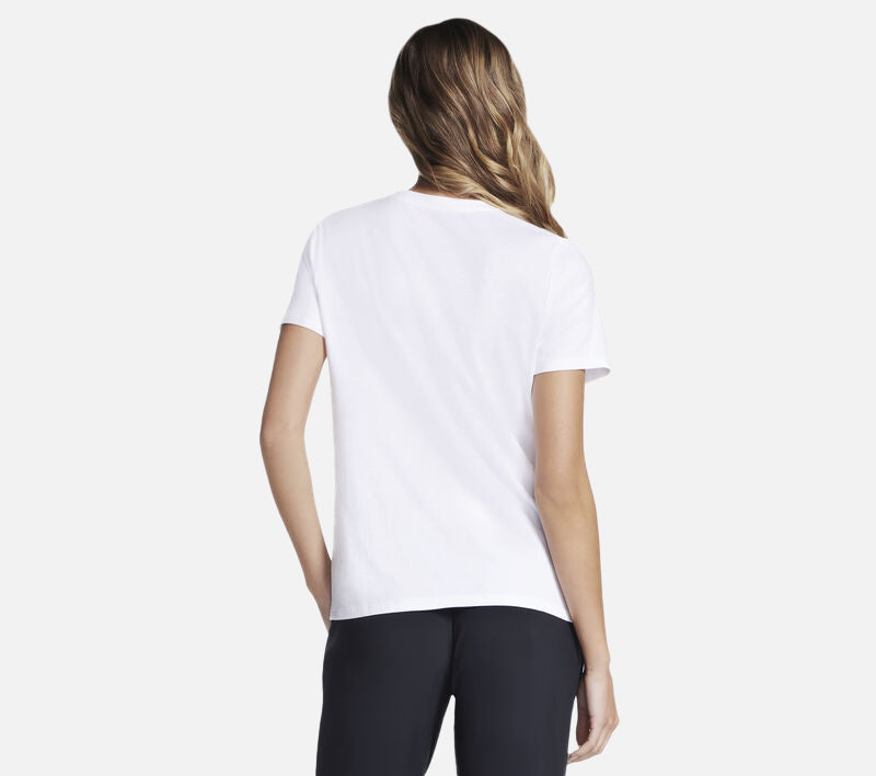 Floral Diamond Classic Crew Tee Clothes Skechers.no