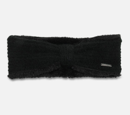Ribbed Knit Bow Headwrap