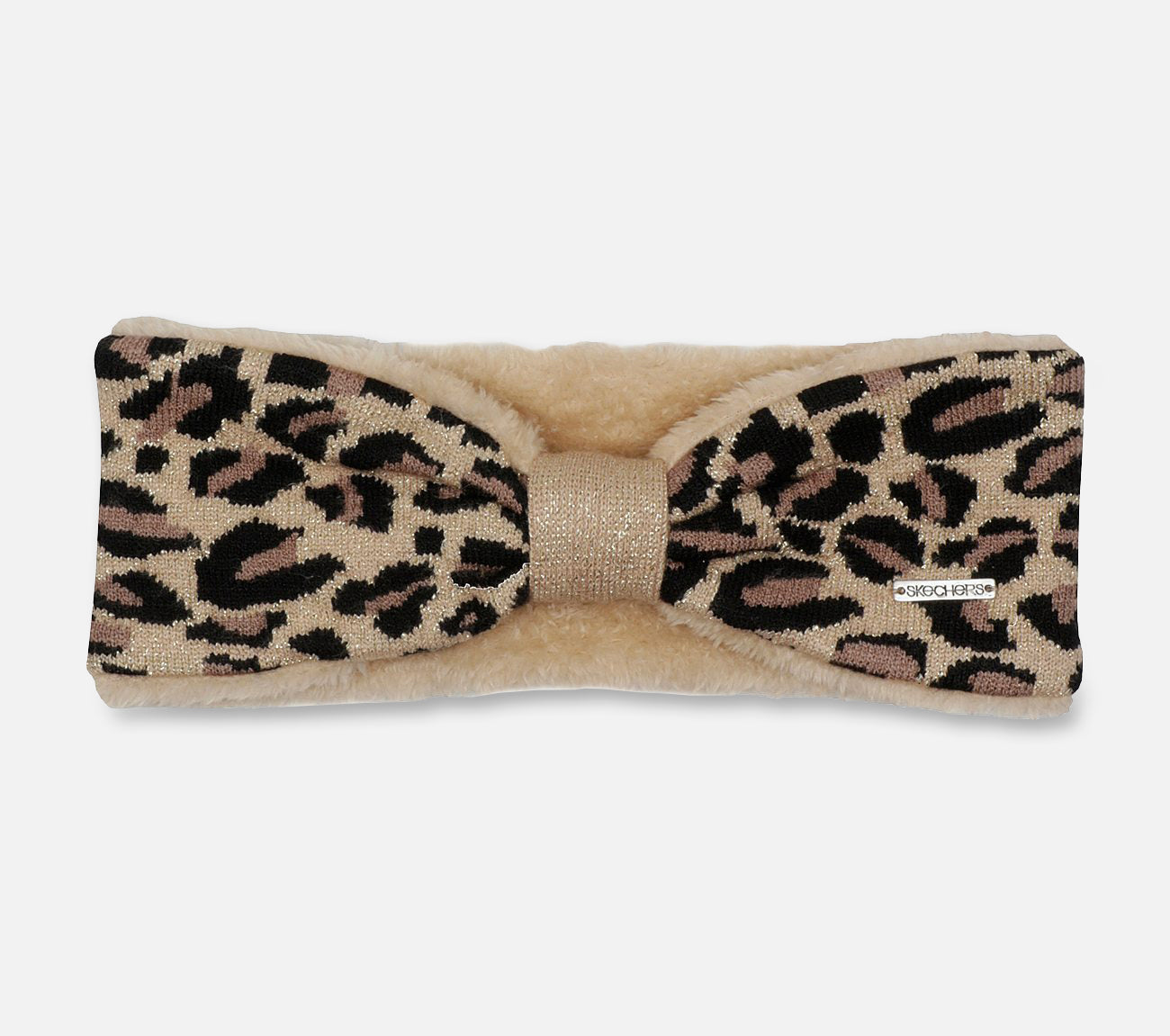 Leopard Jacquard Knit Heaswrap